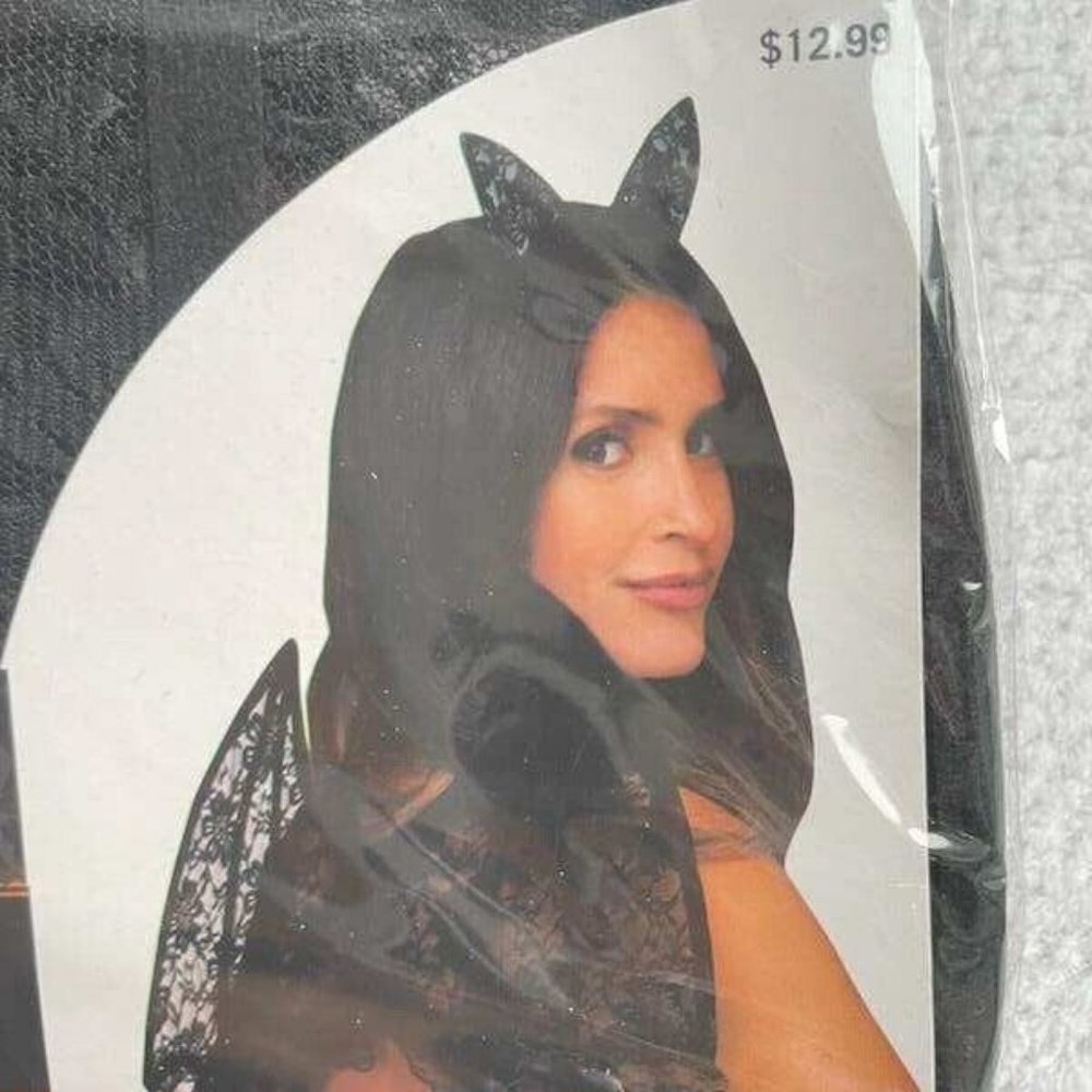 Halloween Costume, Women's, Bat, Ears and Wings, New in package